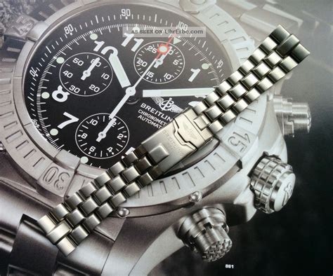 breitling titanium bracelet|Breitling titanium avenger.